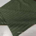 brushed rib fabric dyed knitted textile fabric